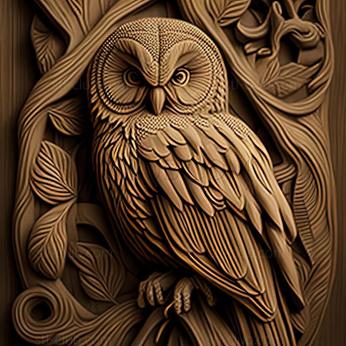 3D model st owl (STL)